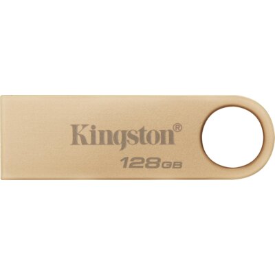 Pendrive KINGSTON DataTraveler SE9 G3 128GB, USB 3.2 Gen. 1 (USB 3.0), Odczyt 220 Mb/s, Zapis 100 Mb/s Złoty