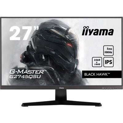 Monitor IIYAMA G-Master Black Hawk G2745QSU-B1 27" 2560x1440px IPS 100Hz 1 ms [MPRT]