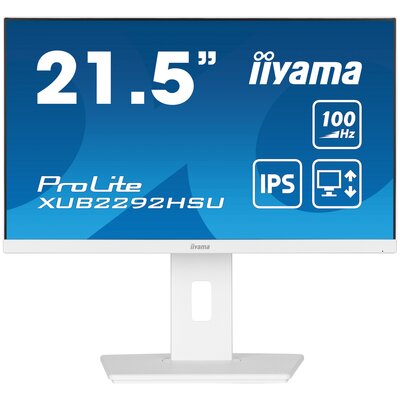 Фото - Монітор Iiyama Monitor  ProLite XUB2292HSU-W6 21.5" 1920x1080px IPS 100Hz 0.4 ms [M 