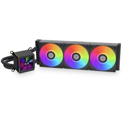 Chłodzenie wodne LIAN LI Galahad II LCD 360 AIO ARGB Czarny