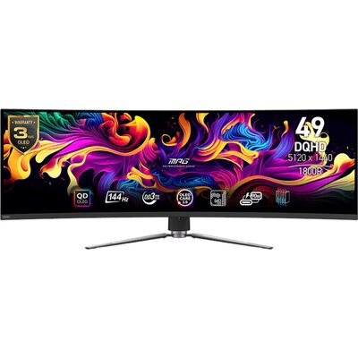 Monitor MSI MPG 491CQP 49" OLED 5120x1440px 144Hz 0.03 ms [GTG] Curved