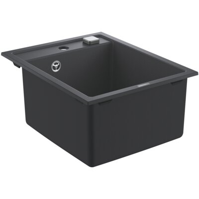Zlewozmywak jednokomorowy GROHE K700 31650AP0 Czarny granit 40x50