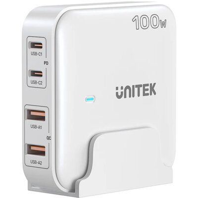 Stacja ładująca UNITEK P1229AWH01-EU GaN 100W Biały