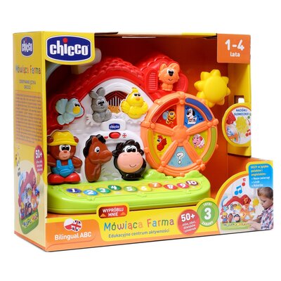 Zabawka edukacyjna CHICCO Bilingual ABC Mówiąca Farma 9604000130