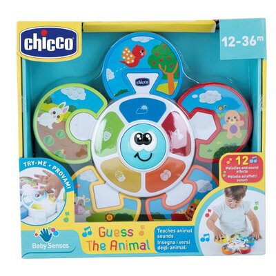 Zdjęcia - Puzzle i mozaiki Chicco Zabawka edukacyjna  Baby Senses Odgadnij zwierzątko 10602000000 0001 