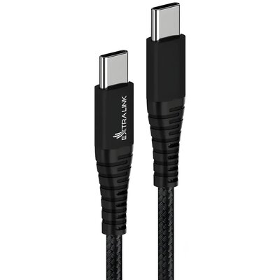 Фото - Кабель ExtraLink Kabel USB-C - USB-C  Smart Life Cable 100W 2m Czarny 