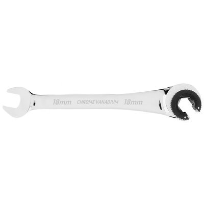 Klucz płasko-oczkowy NEO TOOLS 09-265 18 mm z grzechotką