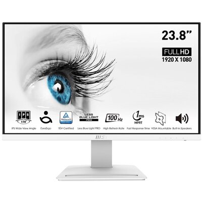 Monitor MSI Pro MP243XW 23.8" IPS 1920x1080px 100Hz 4ms [GTG]