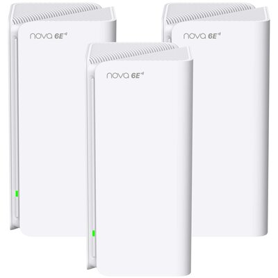 Router TENDA MX21 Pro 2.4 / 5 / 6 GHz (TriBand), Wi-Fi Mesh (3 szt.)
