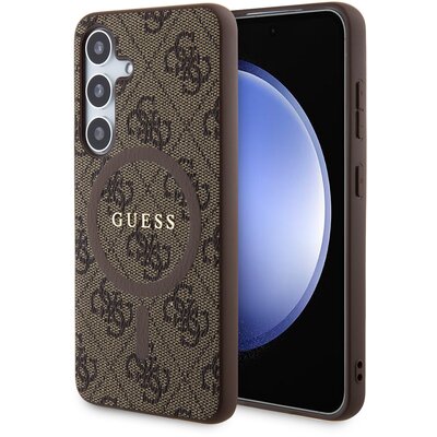 Фото - Чохол GUESS Etui  4G Collection Leather Metal Logo MagSafe do Samsung Galaxy S24 