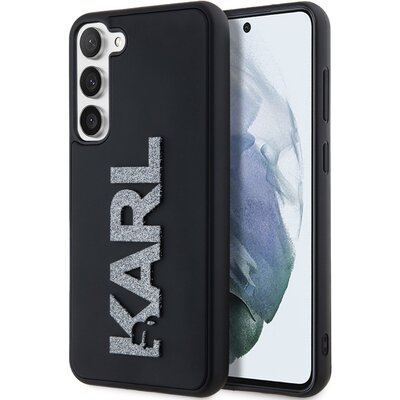 Etui KARL LAGERFELD 3D Rubber Glitter Logo do Samsung Galaxy S23+ Czarny