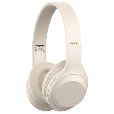 Słuchawki nauszne HAVIT H628BT Beżowy