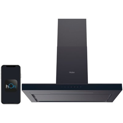 Okap HAIER HATS9CBS4BWIFI 90 Czarny 857m3/h 64dB klasa A+
