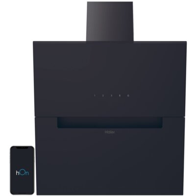 Okap HAIER HADG6CBS4B Czarny 843m3/h 63dB klasa A++