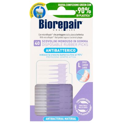 Wykałaczki międzyzębowe BIOREPAIR szerokie L (40 sztuk)