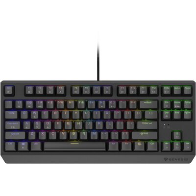 Klawiatura GENESIS Thor 230 TKL Outemu Brown Czarny