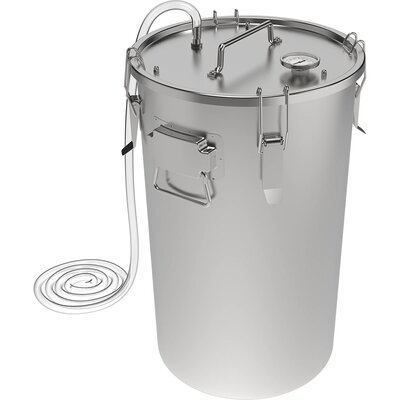 Wędzarnia BROWIN 330150 z termometrem 29 x 29 x 50 cm Srebrny