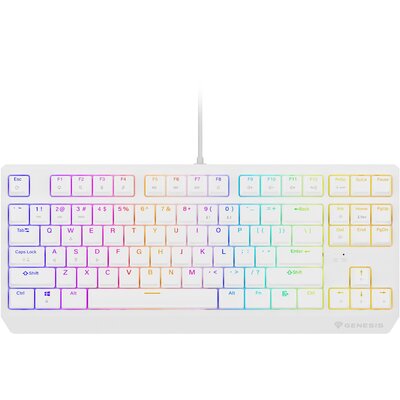Klawiatura GENESIS Thor 230 TKL Outemu Brown Biały