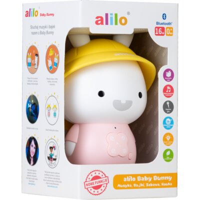 Zabawka lampka nocna ALILO Baby Bunny G9S+ Różowy