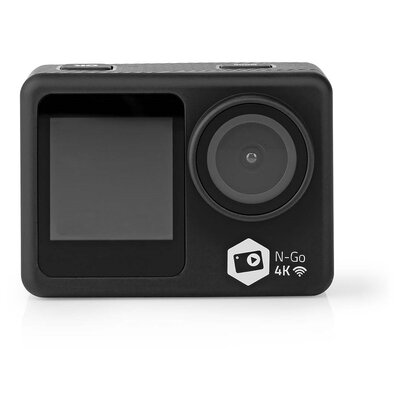 Kamera sportowa NEDIS ACAM51BK 4K UHD 30 fps, 16MPx, dwa wyświetlacze 2” i 1,3”, WiFi, hdmi, wodoszczelność do 30m