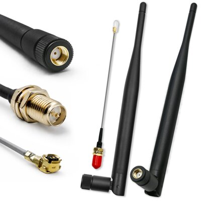 Antena QOLTEC 57046 Wewnętrzna, Dookólna