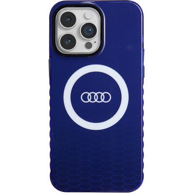 Etui AUDI IML Big Logo MagSafe Case do Apple iPhone 13 Pro Max Niebieski