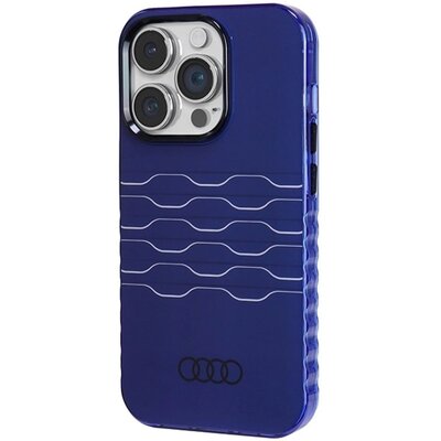 Etui AUDI IML MagSafe do Apple iPhone 14 Pro Niebieski