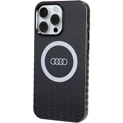 Etui AUDI IML Big Logo MagSafe do Apple iPhone 15 Pro Max Czarny