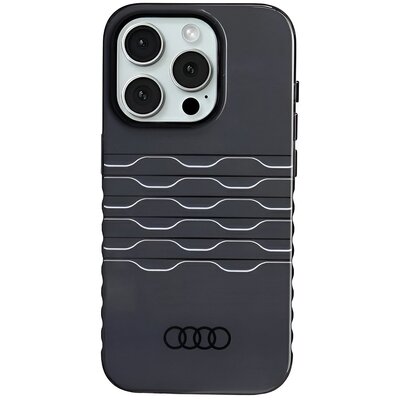 Etui AUDI IML MagSafe Case do Apple iPhone 15 Pro Czarny
