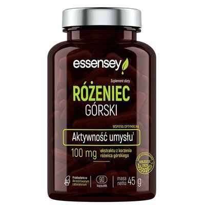 Adaptogen ESSENSEY Różeniec górski (90 kapsułek)