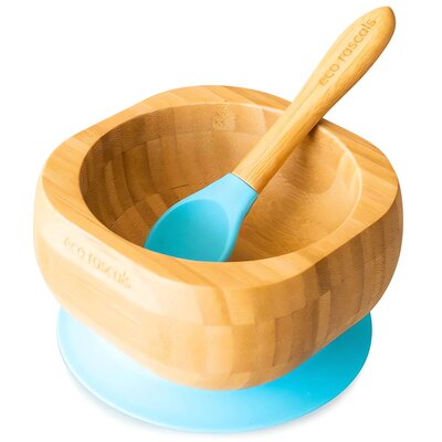 Miseczka bambusowa ECO RASCALS Głęboka Niebieski