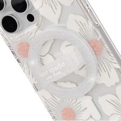 Uchwyt i podstawka KATE SPADE NEW YORK Magnetic Loop Grip Srebrny