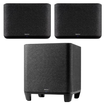 Głośnik Multiroom DENON Home 250 Czarny (2 szt.) + Subwoofer DENON Home