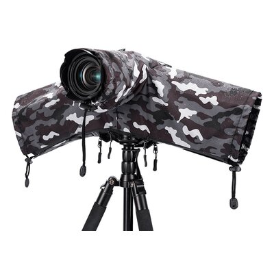 Pokrowiec przeciwdeszczowy JJC RC-SGR do aparatu DSLR Czarny moro