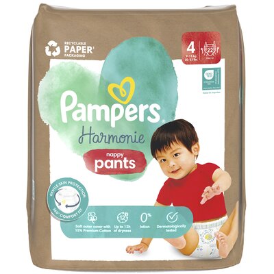 Pieluchomajtki PAMPERS Harmonie Baby 4 (22 szt.)
