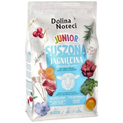 Karma dla psa suszona DOLINA NOTECI Premium Junior z jagnięciny 4 kg