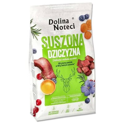 Karma dla psa suszona DOLINA NOTECI Premium Dziczyzna 9 kg