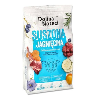 Karma dla psa suszona DOLINA NOTECI Premium z jagnięciny 9 kg