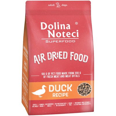 Karma dla psa suszona DOLINA NOTECI Superfood z kaczki 5 kg