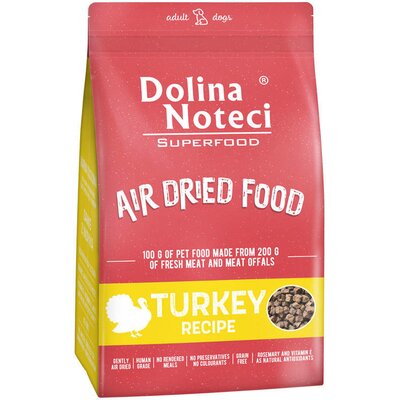 Karma dla psa suszona DOLINA NOTECI Superfood z Indyka 5 kg