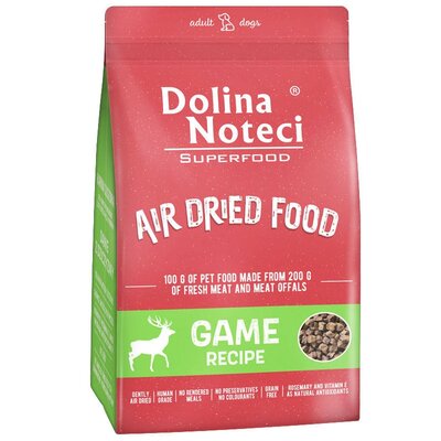 Karma dla psa suszona DOLINA NOTECI Superfood Danie z dziczyzny 5 kg