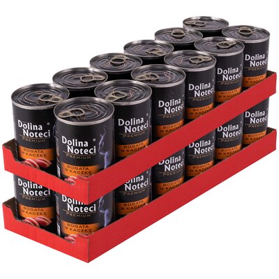 Karma dla kota DOLINA NOTECI Premium z kaczką 24 x 400 g