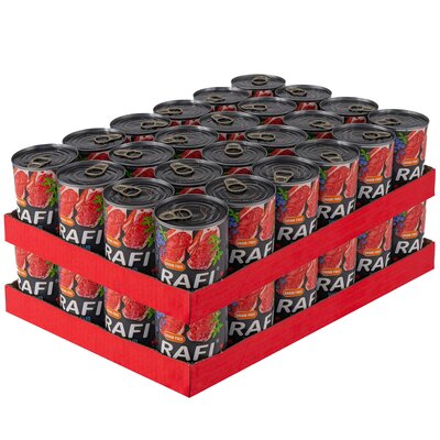 Karma dla psa RAFI z jagnięciną, borówką i żurawiną 48 x 400 g