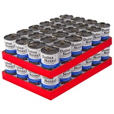 Karma dla psa DOLINA NOTECI Premium bogata w królika z żurawiną 48 x 400 g