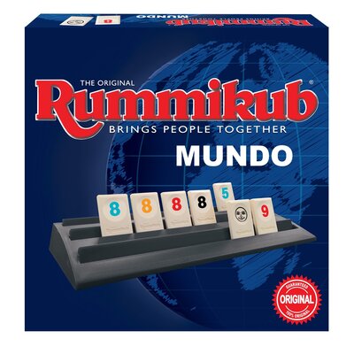 Gra towarzyska RUMMIKUB Mundo Blue LMD3600