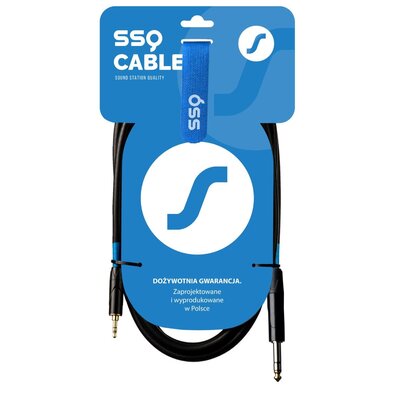 Kabel SSQ MIJS2 Jack stereo 3.5 mm - Jack stereo 6.3 mm