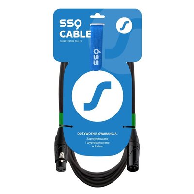 Kabel SSQ DMX5 Event XLR męski- XLR żeński 5 m