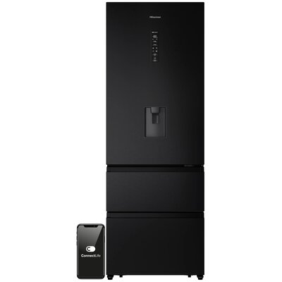 Lodówka HISENSE RT641N4WFE1 No frost 200cm Czarna