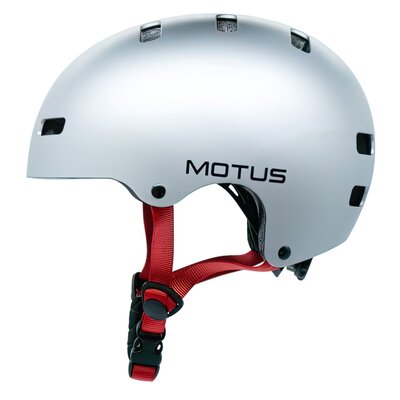 Kask rowerowy MOTUS MD-107 Srebrny dla Dzieci (rozmiar M)