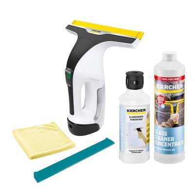 Myjka do okien KARCHER WV 6 Bath Edition 1.633-750.0 + Środek czyszczący KARCHER RM 500 (2 szt.)